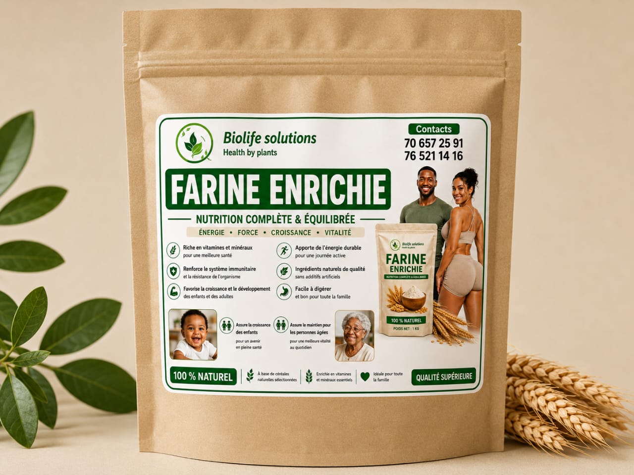 FARINE ENRICHIE